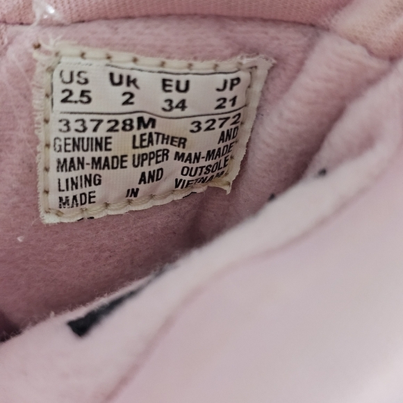 Timberland girls boots pink and white sz.2.5 - Picture 6 of 15